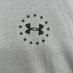 Under Armour Heatgear Loose Fit Men’s Size M Solid Gray Crew-Neck T-Shirt