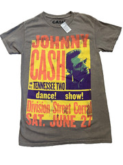 New Mens Johnny Cash t-shirt Poster Dance Show Sz S Small Original