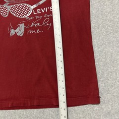 Vintage Levi’s 501 T-shirt Men’s Large (Fit M) Red Short Sleeve Sunglasses & Hat