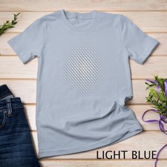 Geometric abstract halftone dots gradient pattern design. T-Shirt Unisex T-shirt