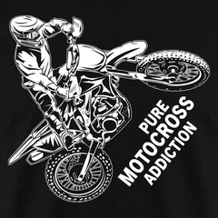 Motocross Addiction Dirt Bike Men’s T-Shirt
