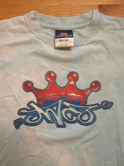 Vintage JNCO Jeans Graphic Shirt Men XL Graffiti Crown Logo 90s Y2K Rave Skater
