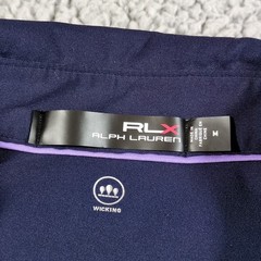 Ralph Lauren RLX T Shirt Men’s M Blue Polo Wicking Golf Maui Hawaii Long Sleeve