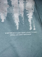 Nirvana / Kurt Cobain – The End Of Music – Giant T-Shirt – XL – Vintage 1997