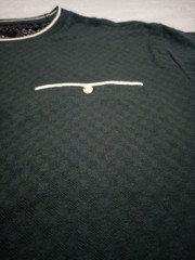 MBX Size M Dark Teal / Green Short Sleeve Chest Pocket Polo T-shirt