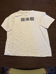 Vintage 90s Adidas T-shirt Three Box Logo White Size XL