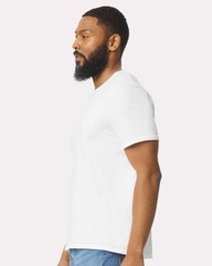 Gildan 64000 Softstyle Unisex T-Shirt White 6 Pack Lightweight Cotton