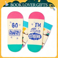 Book Lover Gifts for Readers – Funny Gifts for Women Men, Reading Socks Stock…