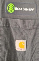 Lot Of 6 Carhartt Mens Medium BluePocket Crewneck T- Shirt Work Uniform Rental