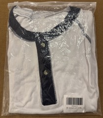 Men’s Medium Henley Shirt Short Sleeve Lightweight Button Cotton Casual Tee Top