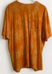 American Eagle Outfitters Snoopy and Woodstock T shirt Mens XXXL Orange Pocket