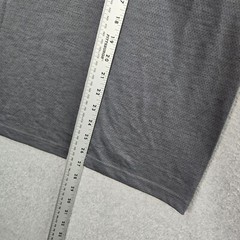 Quiksilver Men Shirt Small Gray Logo Everyday Crew Tee Polyester Spandex NWT