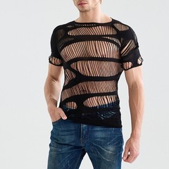 Men Mesh Tops Hollow Out Underwear Brand New Condition Comfortable Fit