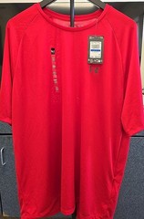 Under Armour 1326413 Men’s UA Tech 2.0 Short Sleeve T-Shirt, Red, X-Large