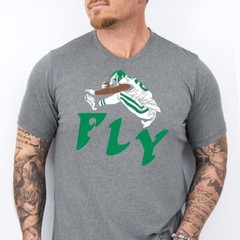 FLY SAQUON | Philadelphia 2025 Football themed Soft Ring Spun Cotton T-Shirt