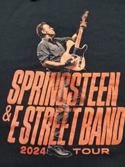 Bruce Springsteen T Shirt E Street Band 2024 Tour Black Size XL Double Sided ￼