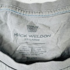 Mack Weldon T Shirt Gray Stretch Soft Crewneck Slim Fit Men’s Size XXL
