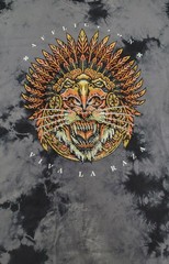 Affliction Black Label God Of Light , Rhinestone Accent, XL, Charcoal BK Wash
