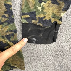 Polo Ralph Lauren Mens XL Camouflage Camo Waffle Knit Long Sleeve Shirt