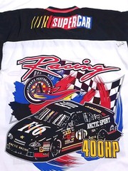 Vtg 90s Arctic ASG Arctic Sport Racing Jersey Shirt Mens XL AOP Drag Car 400 HP