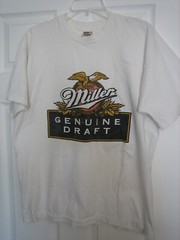Miller Genuine Draft Vtg T Shirt Beer Eagle Graphic Size XL Runs small