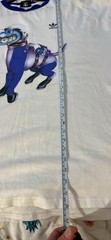 adidas Men’s Fresh Tee Short Sleeve T-Shirt Black/White, Crew Neck, Size XL