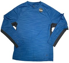 Hang Ten Men’s UV Protection/UPF+ 50 L/S Tee Deep Water (Blue)