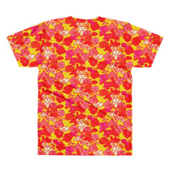Sixties Floral Men’s Crew Neck T-Shirt: XS, S, M, L, XL, 2XL