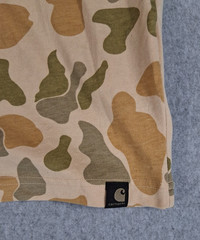 Carhartt Relaxed Fit Beach Sigature Camo Pocket Cotton T-Shirt Size Men’s X L