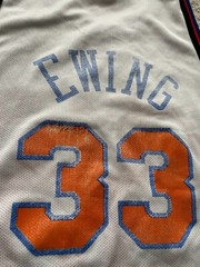 CHAMPION New York Knicks Patrick Ewing NBA Basketball Jersey Shirt 90’s Vintage