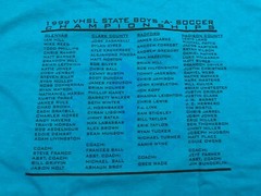 1999 VIRGINIA STATE SOCCER CHAMPIONSHIPS T SHIRT MENS LARGE BLUE VINTAGE 90’s e