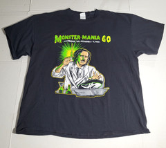 Monster Mania 60 Horror Convention T Shirt 2024 Baltimore MD Black 2XL