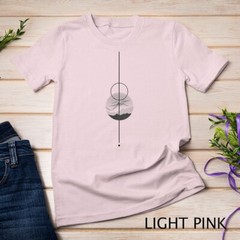 Geometric Art Graphic Planet Space Abstract Cool Man T-Shirt Unisex T-shirt