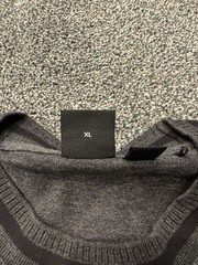 Huge Boss Solid Plain T-shirt Dark Grey XL