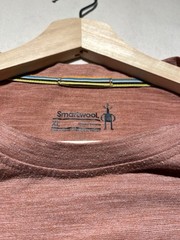 Smartwool T Shirt Bear Country Graphic Burnt Orange Size XL Base Layer Hiking
