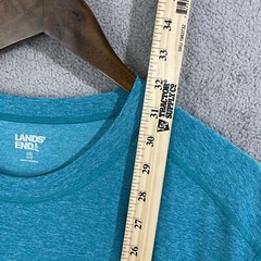 NWOT Lands’ End Men’s XXL Aqua Heather Short Sleeve T-Shirt
