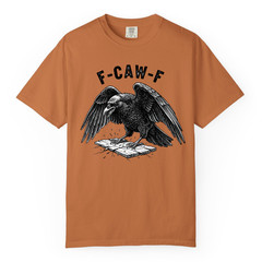 F CAW F Raven T Shirt Design, Comfort Colors T Shirt, Unisex Streetwear Tee