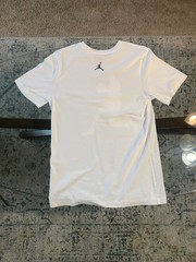 Jordan Brand White Graphic T-Shirt Michael Jordan Art Print Size Small