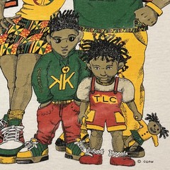 Vintage Love Sees No Color Shirt Black Family 90s TLC Racism Hurts 2 Live Crew