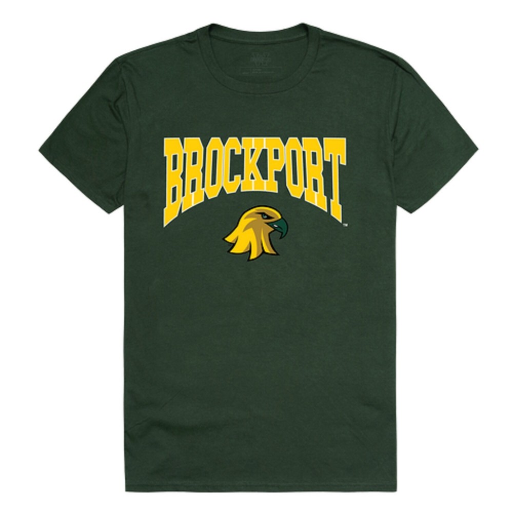 College at Brockport Golden Eagles NCAA Cotton College Logo Licensed Tee T-Shirt