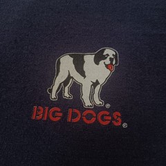 Vintage Big Dogs Casino Graphic Tee Black XL 100% Cotton 2007 Get Lucky Martini