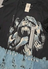 Sleep Token Godsmack Graphic T-Shirt Lot 4pc Large (U)