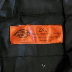 Dickies Bone Yard Customs Work Shirt 2XL Black Skeleton Biker Graphic