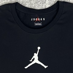 Air Jordan Shirt Dri-Fit Mens Small Jumpman Logo Black Graphic Tee NWT