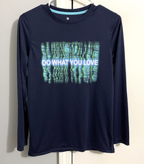 All In Motion Long Sleeve Graphic Fishing Outdoor Sports T-Shirt Blue Youth XL