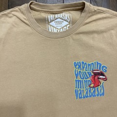 Valabasas Expand Your Mind T Shirt Mens M Tan Graphic Back Print 100% Cotton