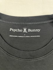 Psycho Bunny T-Shirt Mens Size 7 XL Black 3D Multicolor Skull Bunny Graphic Tee
