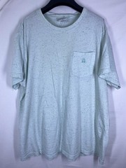 Teddy Fresh Shirt Mens XL Light Blue Spotted Textured Teddy Bear Logo Pocket USA
