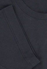 Kired Dark Blue Solid Crewneck Cotton T-Shirt – Extra Slim – (KR6120234)