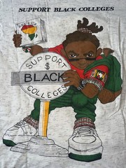 Vintage 90s Tennessee State University TSU HBCU AOP College T-Shirt Size L RARE
